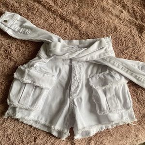 Cool Kidz Distressed Cargo Shorts